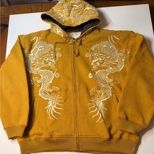 NWOT Never Worn Men's Creative Minds Dragon Design Heavy Hoodie Size 2XL (G1)
